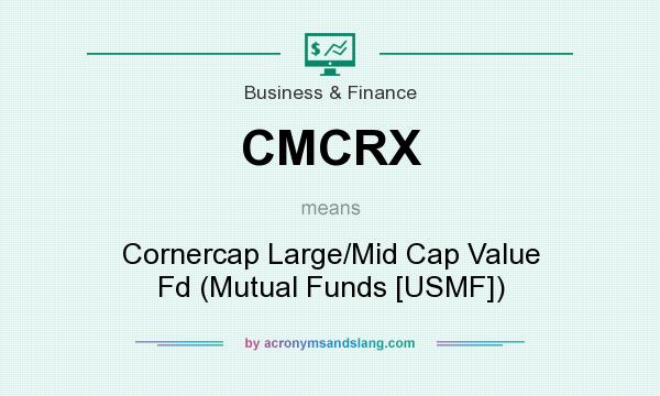 What does CMCRX mean? It stands for Cornercap Large/Mid Cap Value Fd (Mutual Funds [USMF])