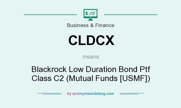 What does CLDCX mean? It stands for Blackrock Low Duration Bond Ptf Class C2 (Mutual Funds [USMF])