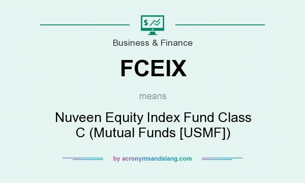 What does FCEIX mean? It stands for Nuveen Equity Index Fund Class C (Mutual Funds [USMF])