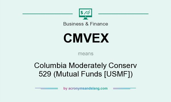 What does CMVEX mean? It stands for Columbia Moderately Conserv 529 (Mutual Funds [USMF])