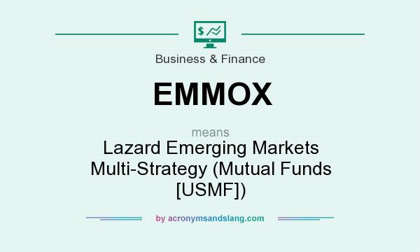 What does EMMOX mean? It stands for Lazard Emerging Markets Multi-Strategy (Mutual Funds [USMF])