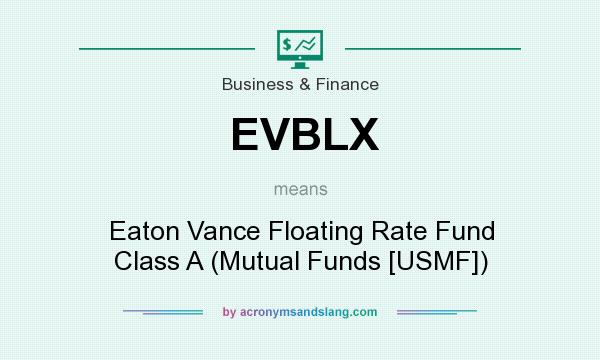 What does EVBLX mean? It stands for Eaton Vance Floating Rate Fund Class A (Mutual Funds [USMF])