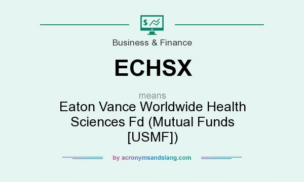 What does ECHSX mean? It stands for Eaton Vance Worldwide Health Sciences Fd (Mutual Funds [USMF])