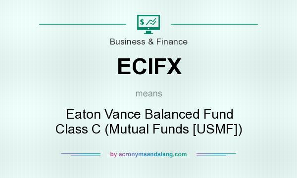 What does ECIFX mean? It stands for Eaton Vance Balanced Fund Class C (Mutual Funds [USMF])