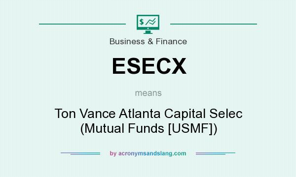 What does ESECX mean? It stands for Ton Vance Atlanta Capital Selec (Mutual Funds [USMF])