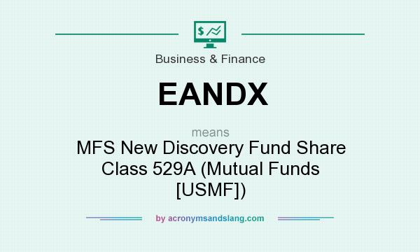 What does EANDX mean? It stands for MFS New Discovery Fund Share Class 529A (Mutual Funds [USMF])