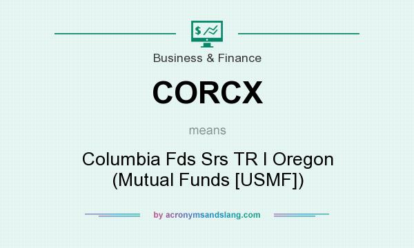 What does CORCX mean? It stands for Columbia Fds Srs TR I Oregon (Mutual Funds [USMF])