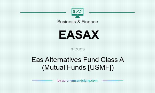 What does EASAX mean? It stands for Eas Alternatives Fund Class A (Mutual Funds [USMF])