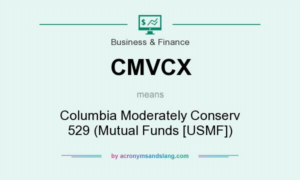 What does CMVCX mean? It stands for Columbia Moderately Conserv 529 (Mutual Funds [USMF])