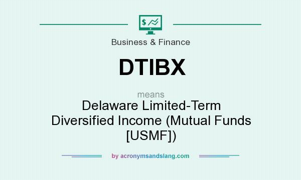What does DTIBX mean? It stands for Delaware Limited-Term Diversified Income (Mutual Funds [USMF])