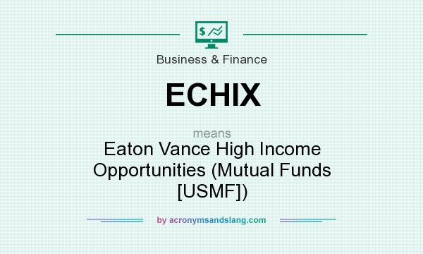 What does ECHIX mean? It stands for Eaton Vance High Income Opportunities (Mutual Funds [USMF])