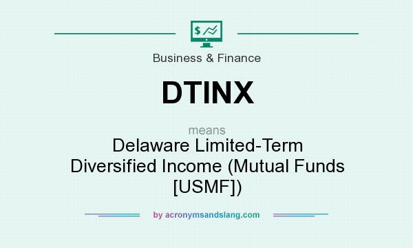 What does DTINX mean? It stands for Delaware Limited-Term Diversified Income (Mutual Funds [USMF])