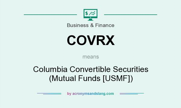 What does COVRX mean? It stands for Columbia Convertible Securities (Mutual Funds [USMF])
