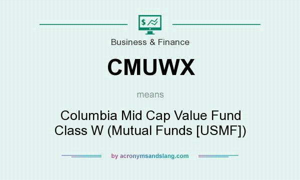 What does CMUWX mean? It stands for Columbia Mid Cap Value Fund Class W (Mutual Funds [USMF])