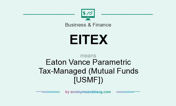 What does EITEX mean? It stands for Eaton Vance Parametric Tax-Managed (Mutual Funds [USMF])