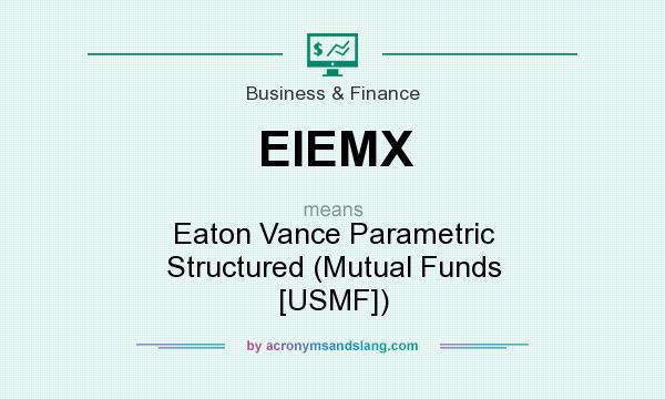 What does EIEMX mean? It stands for Eaton Vance Parametric Structured (Mutual Funds [USMF])