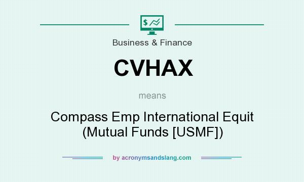 What does CVHAX mean? It stands for Compass Emp International Equit (Mutual Funds [USMF])