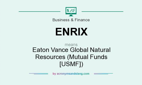 What does ENRIX mean? It stands for Eaton Vance Global Natural Resources (Mutual Funds [USMF])