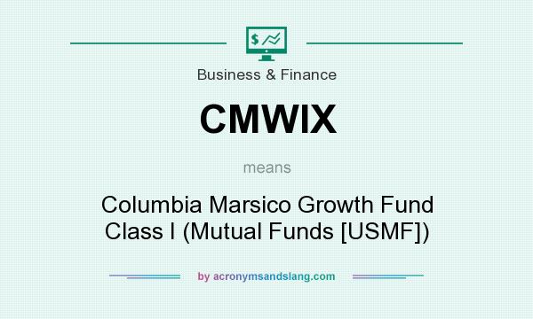 What does CMWIX mean? It stands for Columbia Marsico Growth Fund Class I (Mutual Funds [USMF])