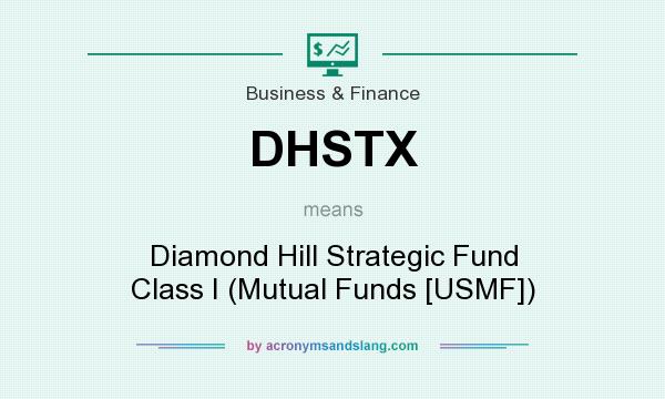 What does DHSTX mean? It stands for Diamond Hill Strategic Fund Class I (Mutual Funds [USMF])