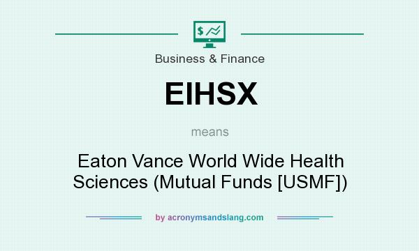 What does EIHSX mean? It stands for Eaton Vance World Wide Health Sciences (Mutual Funds [USMF])