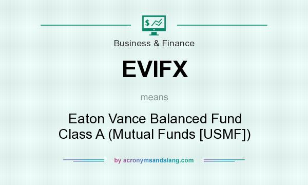 What does EVIFX mean? It stands for Eaton Vance Balanced Fund Class A (Mutual Funds [USMF])