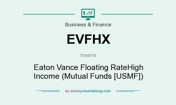 What does EVFHX mean? It stands for Eaton Vance Floating RateHigh Income (Mutual Funds [USMF])
