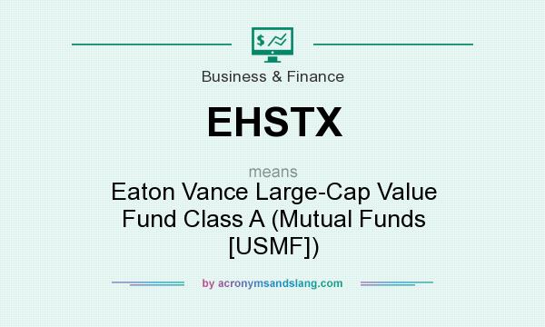 What does EHSTX mean? It stands for Eaton Vance Large-Cap Value Fund Class A (Mutual Funds [USMF])