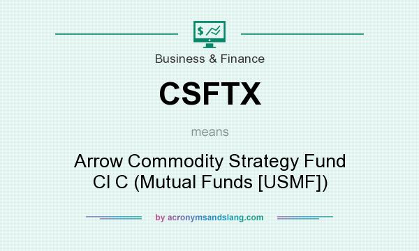 What does CSFTX mean? It stands for Arrow Commodity Strategy Fund Cl C (Mutual Funds [USMF])