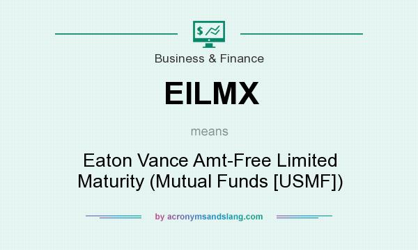What does EILMX mean? It stands for Eaton Vance Amt-Free Limited Maturity (Mutual Funds [USMF])
