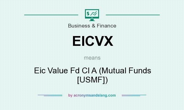 What does EICVX mean? It stands for Eic Value Fd Cl A (Mutual Funds [USMF])