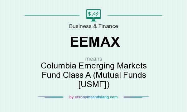 What does EEMAX mean? It stands for Columbia Emerging Markets Fund Class A (Mutual Funds [USMF])