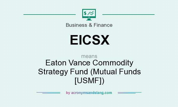 What does EICSX mean? It stands for Eaton Vance Commodity Strategy Fund (Mutual Funds [USMF])