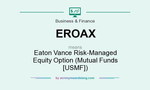 What does EROAX mean? It stands for Eaton Vance Risk-Managed Equity Option (Mutual Funds [USMF])