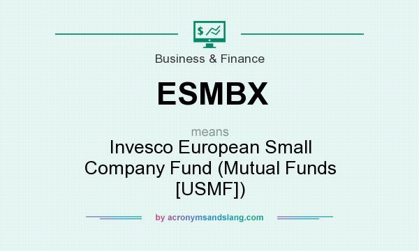 What does ESMBX mean? It stands for Invesco European Small Company Fund (Mutual Funds [USMF])