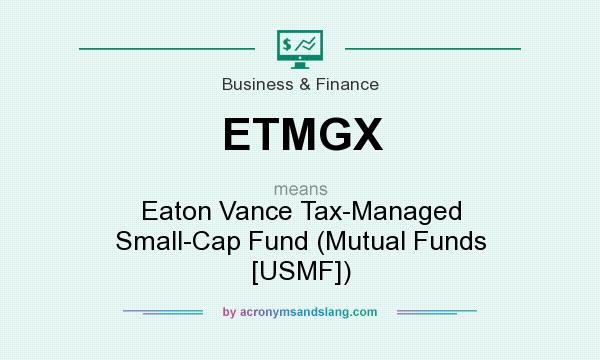 What does ETMGX mean? It stands for Eaton Vance Tax-Managed Small-Cap Fund (Mutual Funds [USMF])