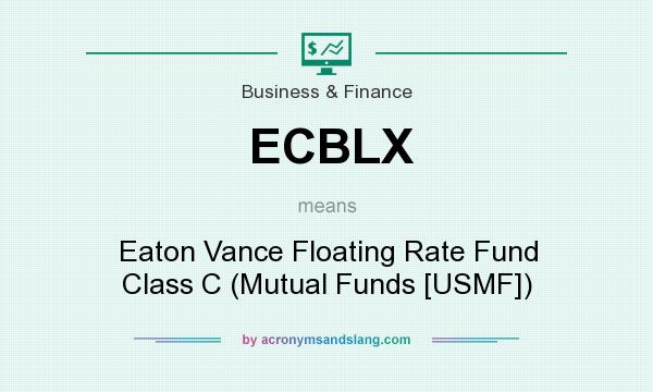 What does ECBLX mean? It stands for Eaton Vance Floating Rate Fund Class C (Mutual Funds [USMF])