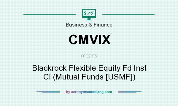What does CMVIX mean? It stands for Blackrock Flexible Equity Fd Inst Cl (Mutual Funds [USMF])