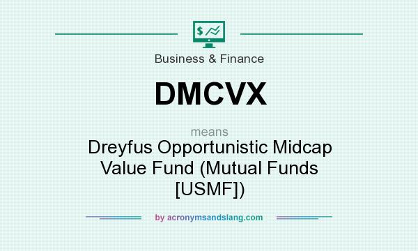 What does DMCVX mean? It stands for Dreyfus Opportunistic Midcap Value Fund (Mutual Funds [USMF])