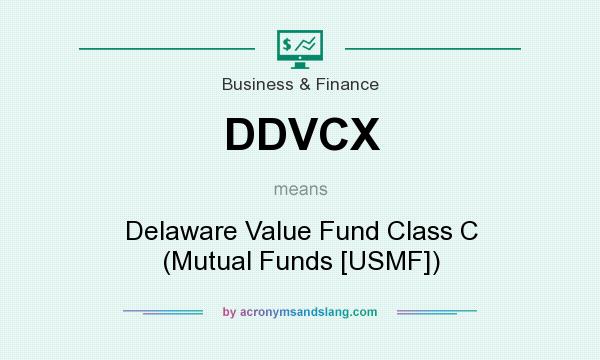 What does DDVCX mean? It stands for Delaware Value Fund Class C (Mutual Funds [USMF])