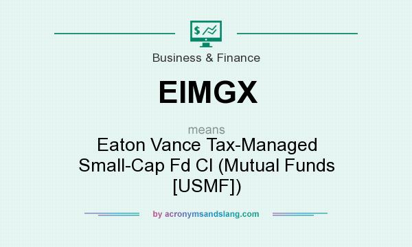 What does EIMGX mean? It stands for Eaton Vance Tax-Managed Small-Cap Fd Cl (Mutual Funds [USMF])