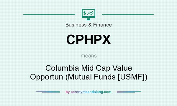 What does CPHPX mean? It stands for Columbia Mid Cap Value Opportun (Mutual Funds [USMF])