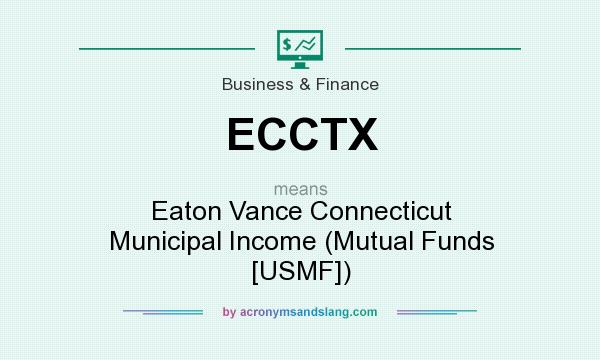 What does ECCTX mean? It stands for Eaton Vance Connecticut Municipal Income (Mutual Funds [USMF])