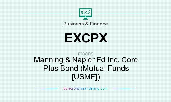 What does EXCPX mean? It stands for Manning & Napier Fd Inc. Core Plus Bond (Mutual Funds [USMF])