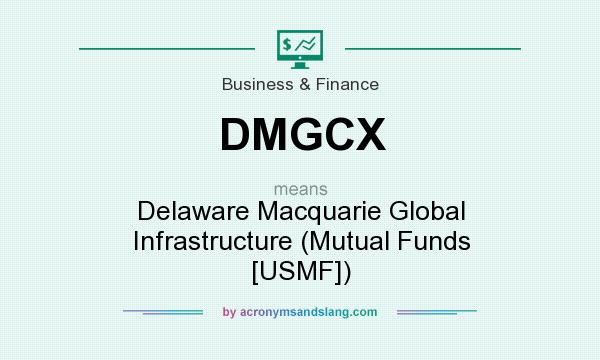 What does DMGCX mean? It stands for Delaware Macquarie Global Infrastructure (Mutual Funds [USMF])