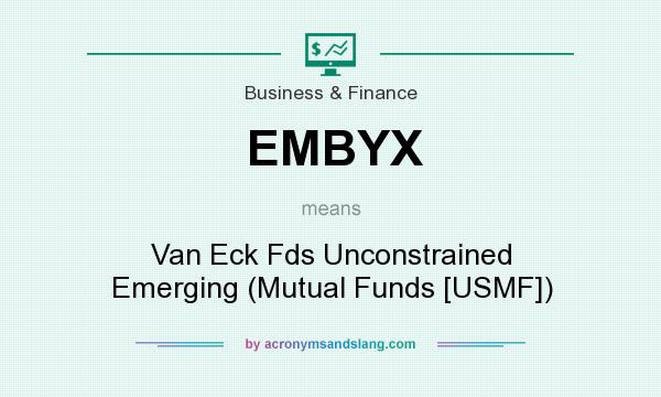 What does EMBYX mean? It stands for Van Eck Fds Unconstrained Emerging (Mutual Funds [USMF])