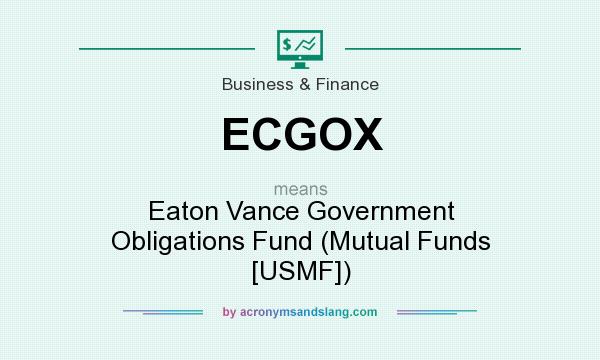 What does ECGOX mean? It stands for Eaton Vance Government Obligations Fund (Mutual Funds [USMF])
