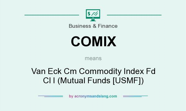 What does COMIX mean? It stands for Van Eck Cm Commodity Index Fd Cl I (Mutual Funds [USMF])