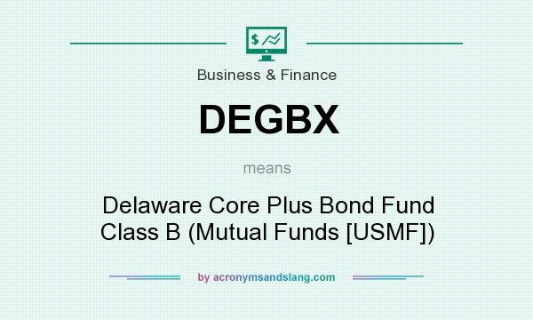 What does DEGBX mean? It stands for Delaware Core Plus Bond Fund Class B (Mutual Funds [USMF])