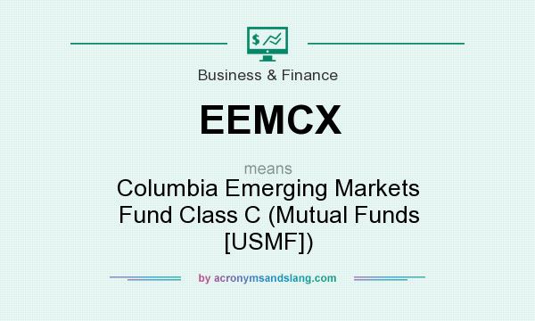 What does EEMCX mean? It stands for Columbia Emerging Markets Fund Class C (Mutual Funds [USMF])